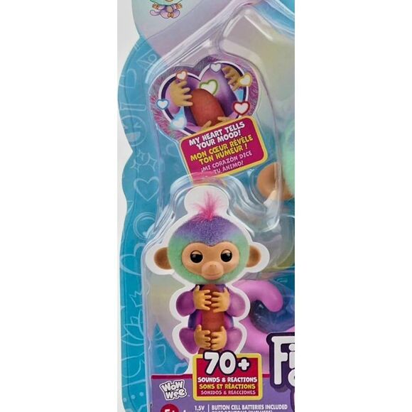 NIP FINGERLINGS MAGIC MOODS INTERACTIVE BABY MONKEY - Picture 3 of 3